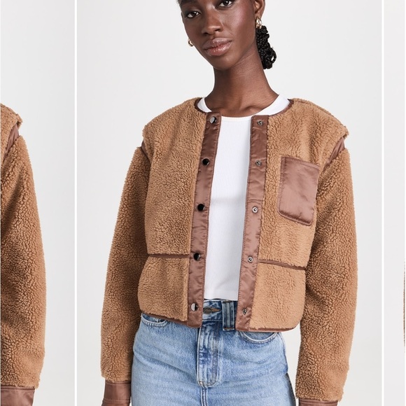 Brand New Veronica Beard - Surrey Sherpa Jacket XS - Picture 2 of 4